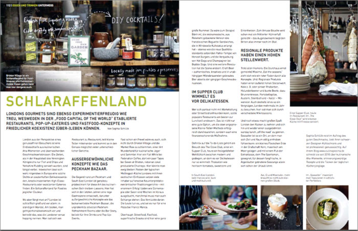 London Genussraum Foodguide - Sophia Schillik
