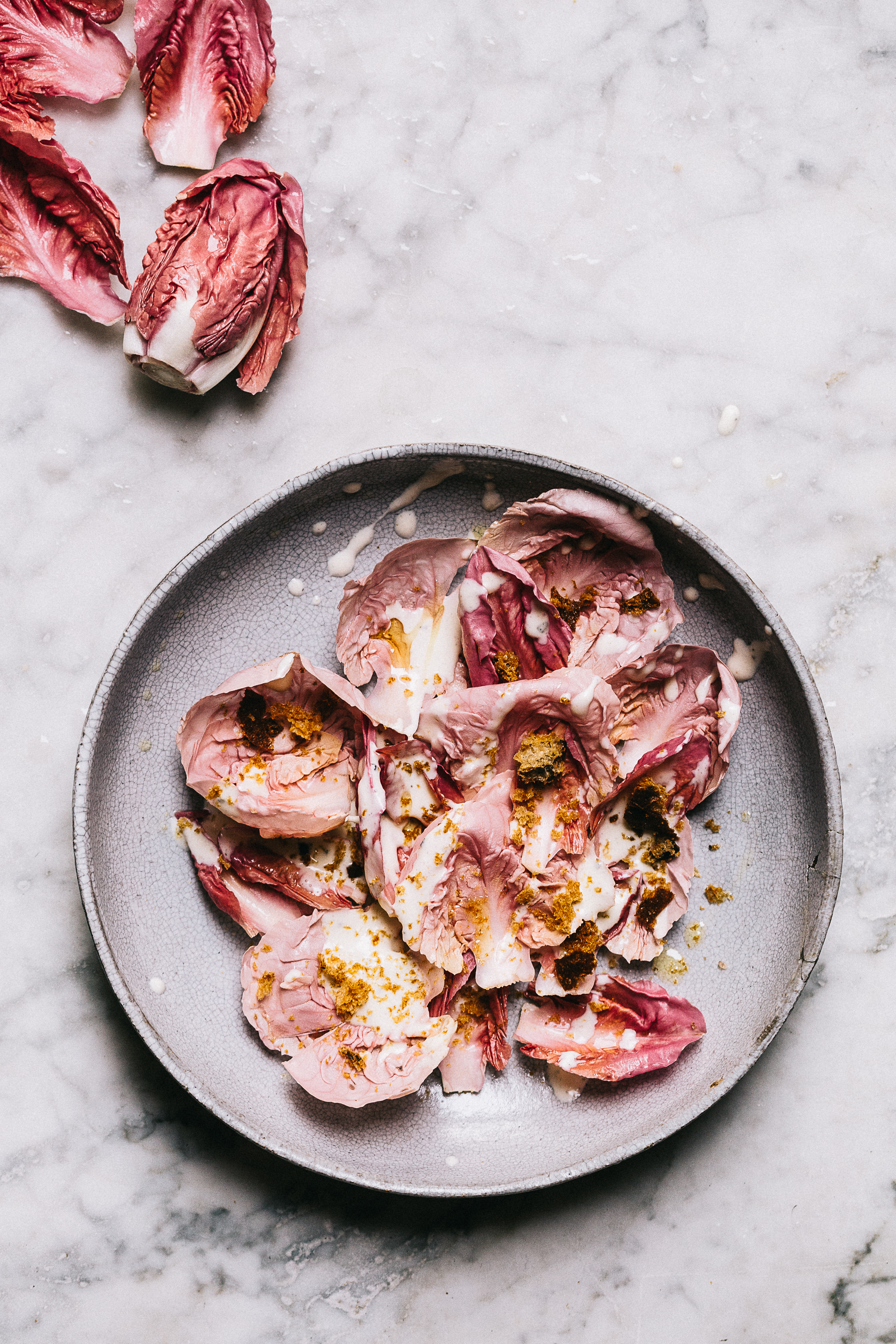 Radicchio mit Blauschimmelcreme - Sophia Schillik